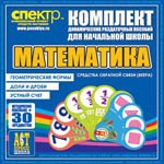 Комплект динамических раздаточных пособий - Математика (веера) Устный счет, доли и дроби, геометрические фигуры - «globural.ru» - Москва