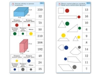 Комплект карточек (10) "Обучающий калейдоскоп. Геометрические фигуры" - «globural.ru» - Москва