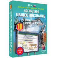 Наглядное обществознание. Человек. Общество. Политика и право. 10 класс - «globural.ru» - Москва