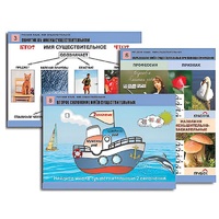 Комплект таблиц для начальной школы "Русский язык. Имя существительное" - «globural.ru» - Москва