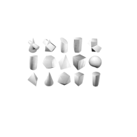 Комплект гипсовых моделей геометрических тел  - «globural.ru» - Москва