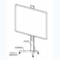 Мобильная стойка SMART-BASE DSM для интерактивных досок - «globural.ru» - Москва