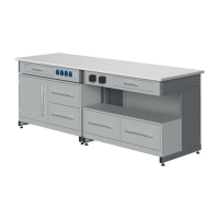 Стол лабораторный демонстрационный с электрическими розетками, автоматами аварийного отключения тока - «globural.ru» - Москва