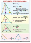 Геометрия «Треугольник» Комплект таблиц по геометрии математике. - «globural.ru» - Москва