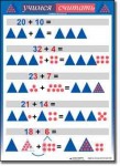 Математика. «Учимся считать». Комплект таблиц по математике для начальной школы. Учебно наглядные пособия. - «globural.ru» - Москва
