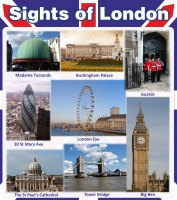 Стенд "Sights of london" - «globural.ru» - Москва