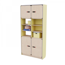 Рабочий стеллаж для воспитателя из коллекции «НЕГА» (цвет желтый) - «globural.ru» - Москва