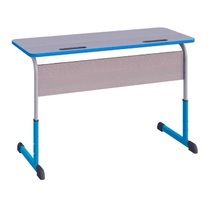 Парта двухместная Smarty Key с полиуретановой кромкой регулируемая по высоте - «globural.ru» - Москва