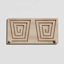 Такт-панель "Лабиринт-трапеция №5" - «globural.ru» - Москва