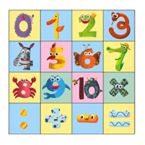 Коврик для логобота Пчелка "Цифры" - «globural.ru» - Москва