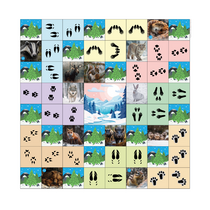 Коврик для логобота Пчелка "Следы животных" - «globural.ru» - Москва