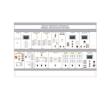 Комплект лабораторного оборудования «Модель электрической системы» - «globural.ru» - Москва