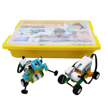 Набор для занятий робототехникой Ведушка с пластиковым боксом для хранения деталей - «globural.ru» - Москва