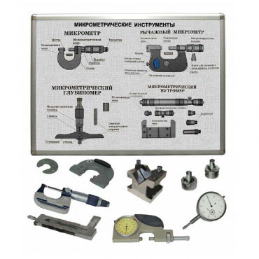 Комплект учебного оборудования «Метрология. Технические измерения в машиностроении» на 5 лабораторных работ - «globural.ru» - Москва