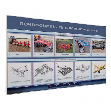 Электрифицированный светодинамический стенд «Почвообрабатывающие машины» - «globural.ru» - Москва
