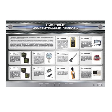 Электрифицированный стенд "Цифровые измерительные приборы" - «globural.ru» - Москва