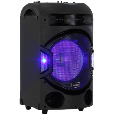 Переносная мобильная акустическая система с возможностью подключения микрофона и проигрывания аудиофайлов с флеш-накопителя мощностью не менее 250 Вт - «globural.ru» - Москва